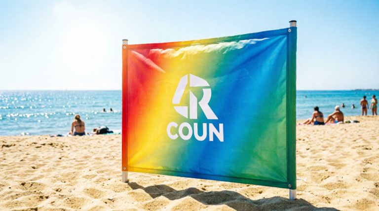 Parawan z nadrukiem jako kluczowy element letniej strategii marketingowej na plaży